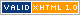 XHTML 1.0 Valid